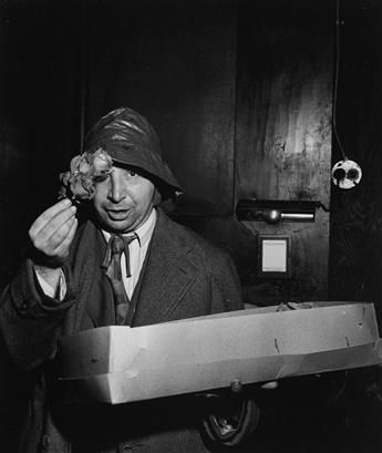 WEEGEE (ARTHUR FELLIG) (1899-1968) I Cried When I Took This Picture * The Flower Peddler * Curfew Time on Broadway.